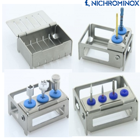 Nichrominox Module/Holder for 4 Implantology instruments